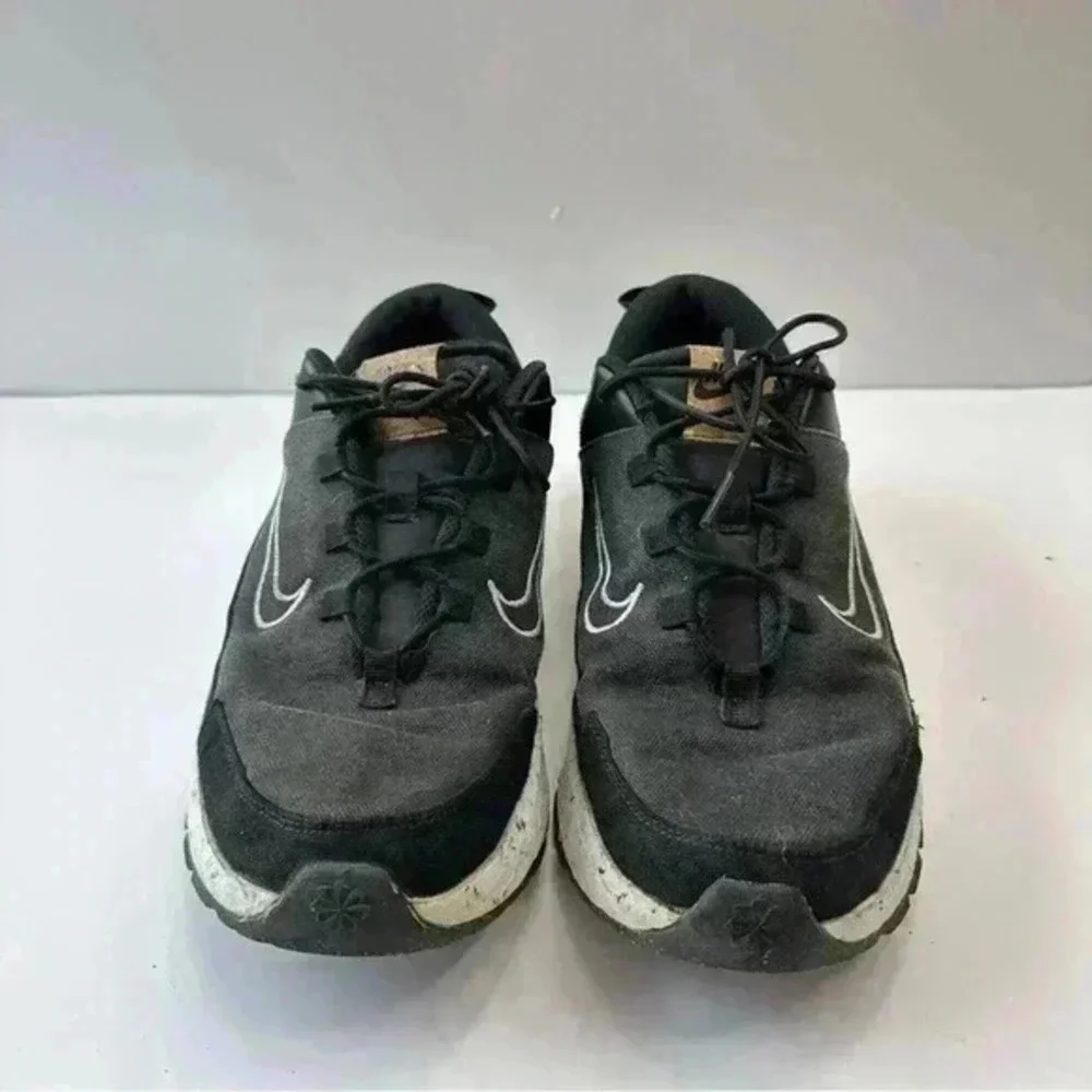 Nike Crater Remixa Mens Size 9.5‎ Black Running Trail Shoes Sneakers